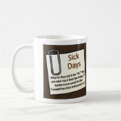 Kranke Tage Kaffeetasse (Links)