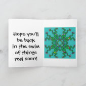 kranke traurige Frosch, nicht zu gut? Karte (Innenseite)