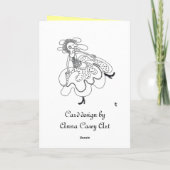 kranke traurige Frosch, Sick, traurig und stecken Karte (Rückseite)