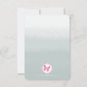 Kranke und Kreuz Einladung (Rückseite)