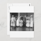 Krankenanstalt, Anfang der 1900er Jahre Postkarte (Vorne/Hinten)