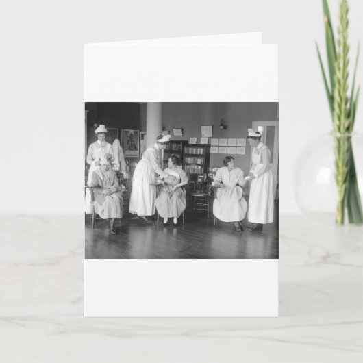 Krankenanstalt, Anfang der 1900er Karte (Vorderseite)