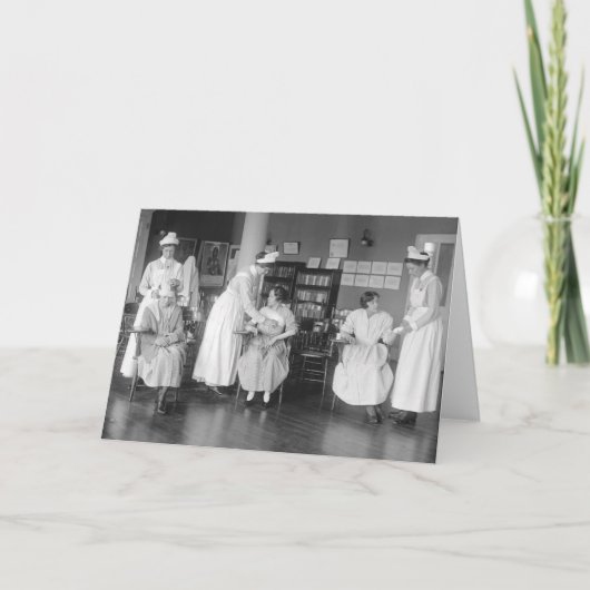 Krankenanstalt, Anfang der 1900er Karte (Vorderseite)