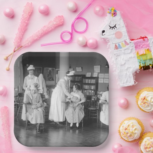 Krankenanstalt, Anfang der 1900er Pappteller (Party)