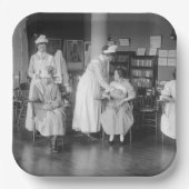 Krankenanstalt, Anfang der 1900er Pappteller (Vorderseite)