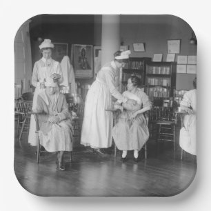 Krankenanstalt, Anfang der 1900er Pappteller