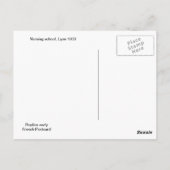 Krankenanstalt, Lyon 1930 Postkarte (Rückseite)