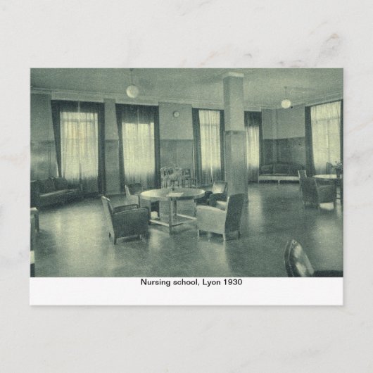 Krankenanstalt, Lyon 1930 Postkarte (Vorderseite)