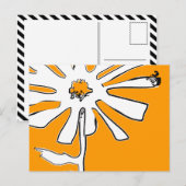 Krankenblume Postkarte (Vorne/Hinten)