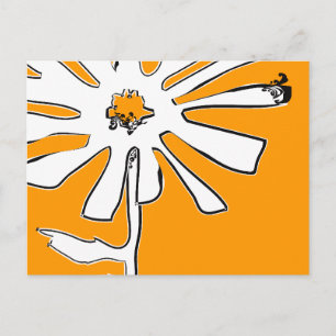 Krankenblume Postkarte