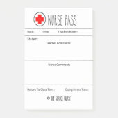 Krankengeld für alle Lehrer oder Schulkinder Post-it Klebezettel (Vorderseite)