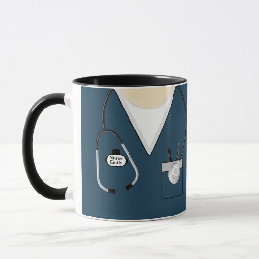 Krankengeschenk, Abschluss der Krankenpflege, Stet Tasse (Links)