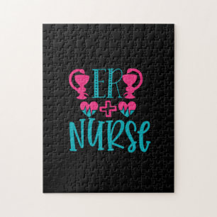 Krankengeschenk Er Nurse Puzzle