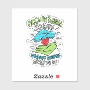 Krankengeschenk für Therapeuten Aufkleber