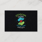 Krankengeschenk für Therapeuten Visitenkarte (Vorderseite)