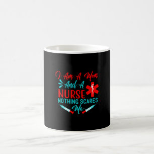 Krankengeschenk Ich bin eine Mama und Krankenschwe Kaffeetasse