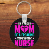 Krankengeschenk Ich bin eine stolze Mama der Krank Schlüsselanhänger (Vorderseite)