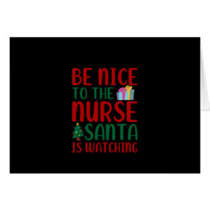 Krankengeschenk ist nett für Krankenpfleger Santa