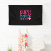 Krankengeschenk Krankenschwester Mutter Kaffee Lov Banner (Insitu)