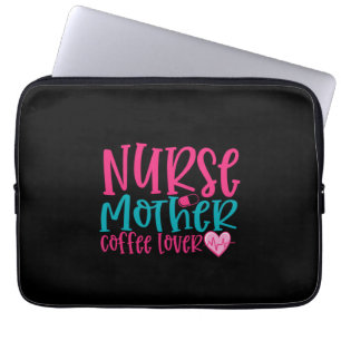 Krankengeschenk Krankenschwester Mutter Kaffee Lov Laptopschutzhülle