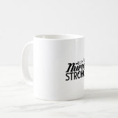 Krankengeschenk Krankenschwester stark Kaffeetasse (Vorderseite Links)