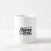 Krankengeschenk Krankenschwester stark Kaffeetasse (Mittel)