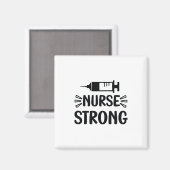Krankengeschenk Krankenschwester stark Magnet (Vorderseite/Rückseite)