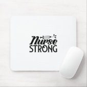 Krankengeschenk Krankenschwester stark Mousepad (Mit Mouse)