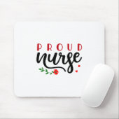 Krankengeschenk Proud Nurse Mousepad (Mit Mouse)