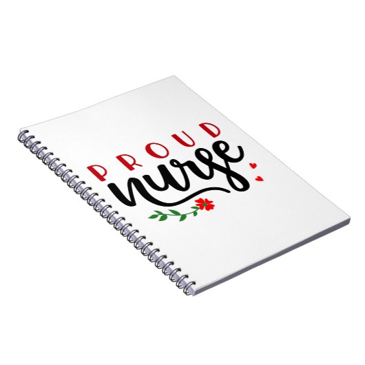 Krankengeschenk Proud Nurse Notizblock (Rechte Seite)