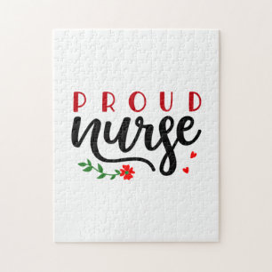 Krankengeschenk Proud Nurse Puzzle