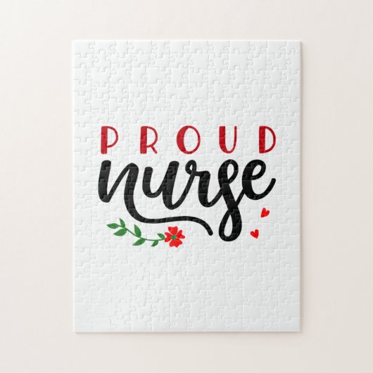 Krankengeschenk Proud Nurse Puzzle (Vertikal)