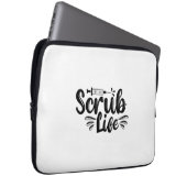 Krankengeschenk Scrub Life Laptopschutzhülle (Vorne Rechts)