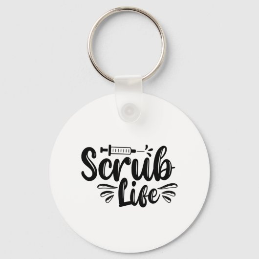 Krankengeschenk Scrub Life Schlüsselanhänger (Vorderseite)