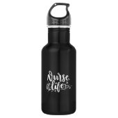 Krankengeschenke Krankenversicherung Edelstahlflasche (Vorderseite)