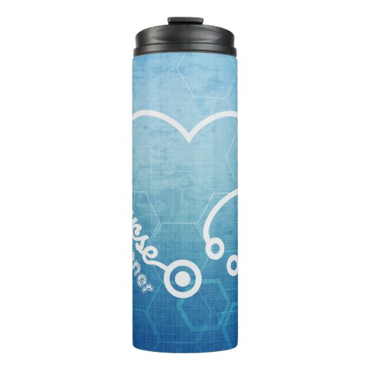 Krankengymnastik Thermosbecher (Vorderseite)