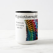 Krankengymnastik Zweifarbige Tasse (Mittel)