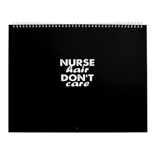 Krankenhaare kümmern sich nicht kalender (Titelbild)