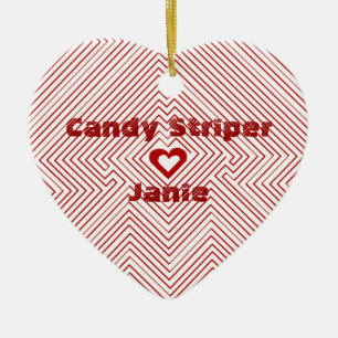 Krankenhaus Candy Striper Geschenk Geschenke Herz Keramikornament