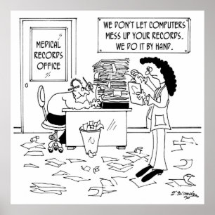 Krankenhaus-Cartoon 7117 Poster