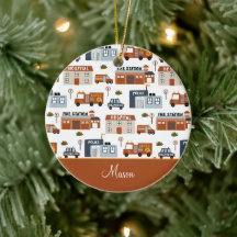 Krankenhaus, Feuer, Polizei Stadtmuster Weihnachte