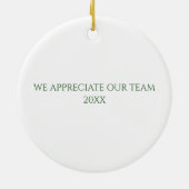 Krankenhaus für medizinische Versorgung Custom Hol Keramik Ornament (Hinten)