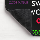 KRANKENHAUS-KRAFTAUSDRÜCKE mousepad (Ecke)