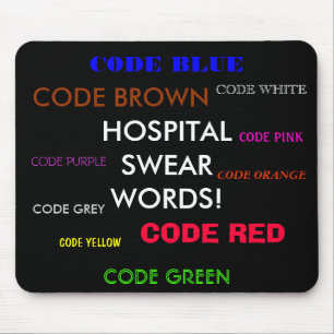 KRANKENHAUS-KRAFTAUSDRÜCKE mousepad
