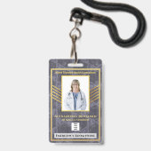 Krankenhaus Medical Emergency Nurse RN Employee Fo Ausweis (Vorderseite mit Lanyard)