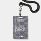 Krankenhaus Medical Emergency Nurse RN Employee Fo Ausweis (Rückseite mit Lanyard)