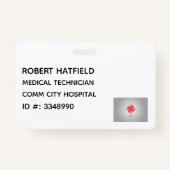 Krankenhaus Medizinisches Abzeichen Ausweis (Vorderseite)