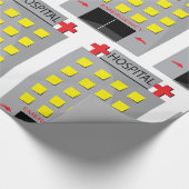 Krankenhaus Notfall Eingang Geschenkpapier (Ecke)