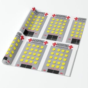 Krankenhaus Notfall Eingang Geschenkpapier