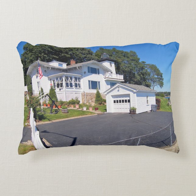 Krankenhaus Point Lighthouse MA Accent Pillow Dekokissen (Vorderseite)